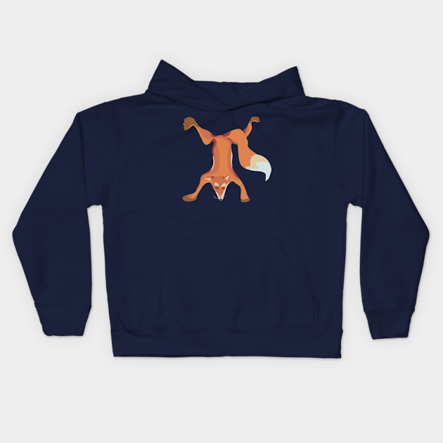 fox by the river Kids Hoodie by ArtKsenia